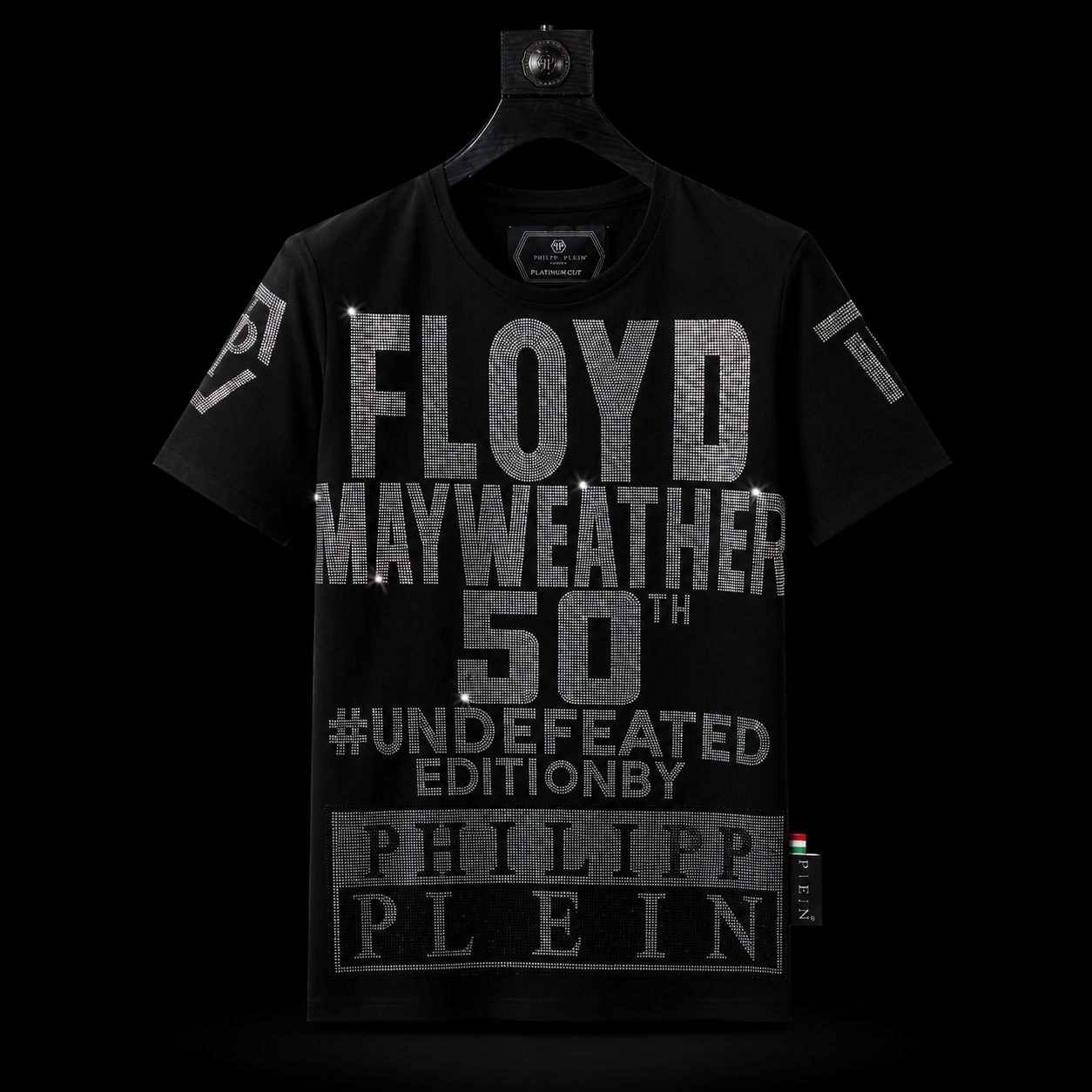 PHILIPP PLEIN X Floyd Mayweather - T-shirt Luxury Silver