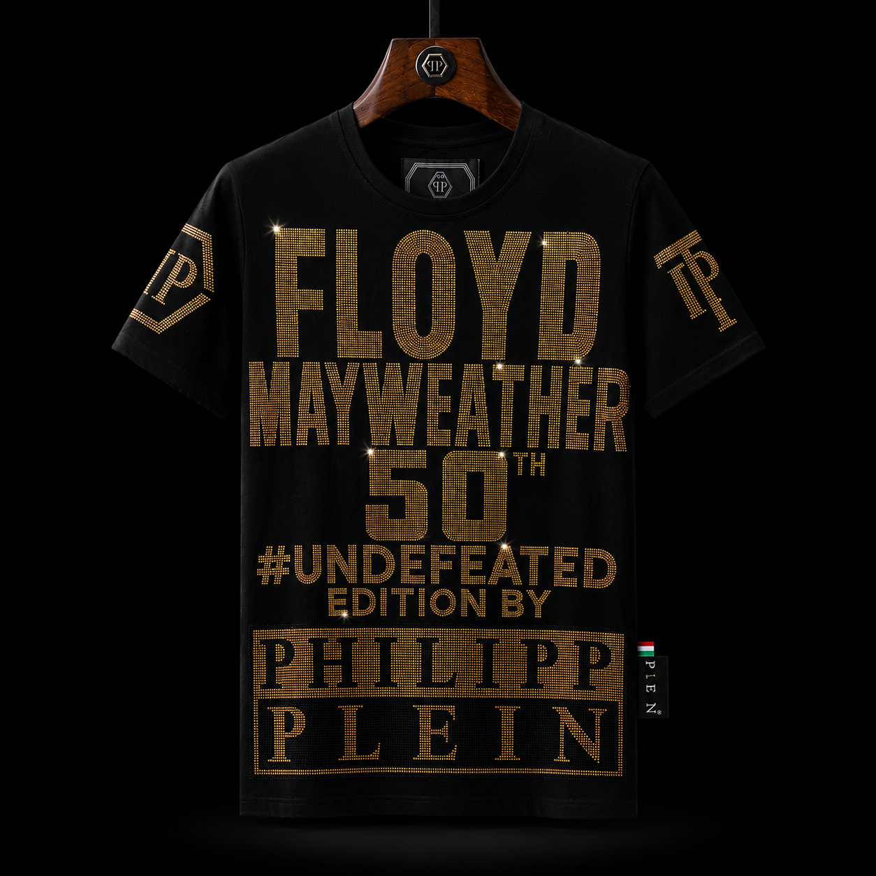 PHILIPP PLEIN X Floyd Mayweather - T-shirt Luxury Gold