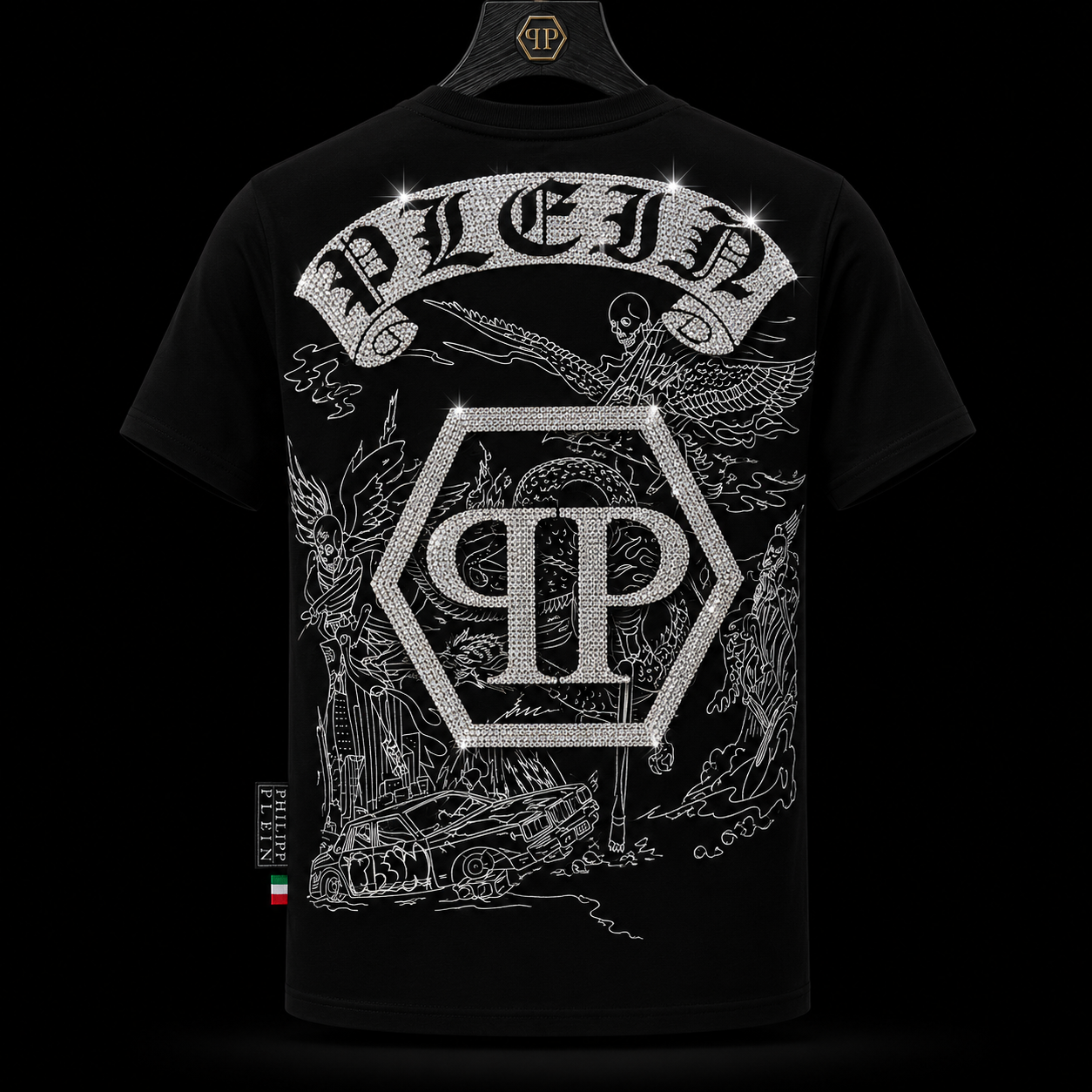 PHILIPP PLEIN - T-shirt Luxury Model Silver