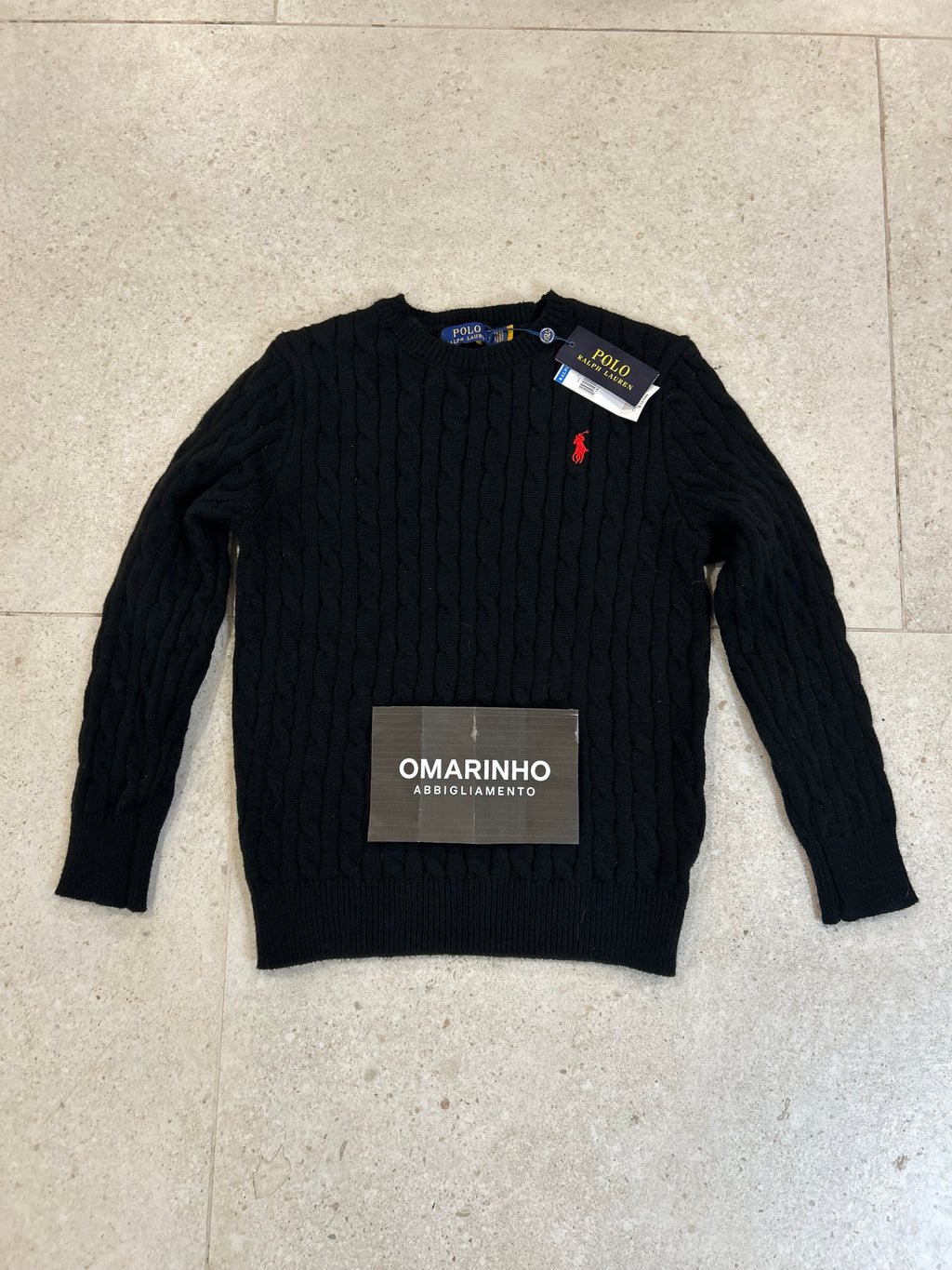 POLO RALPH LAUREN – Maglione Girocollo Nero