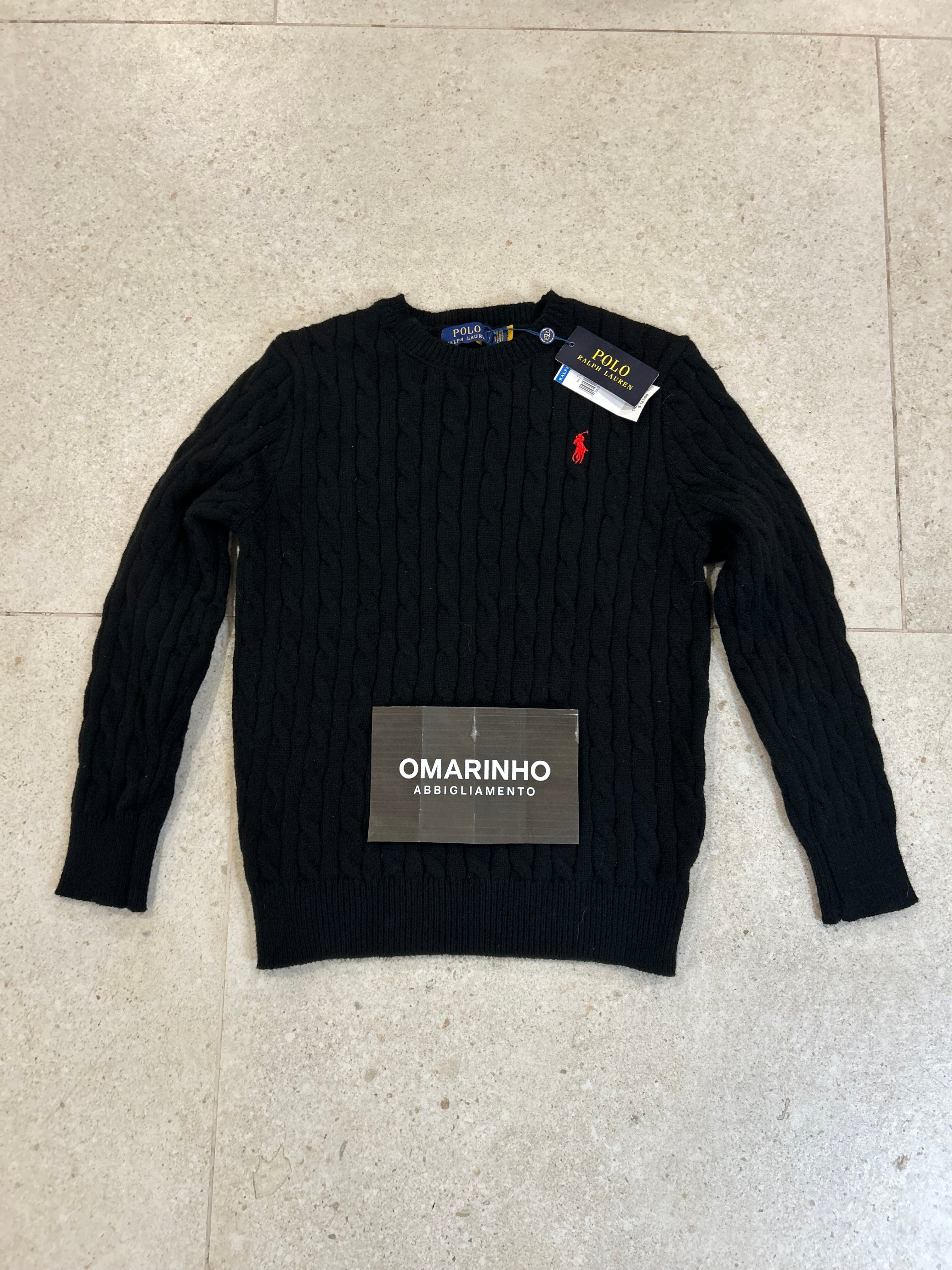 POLO RALPH LAUREN – Maglione Girocollo Nero