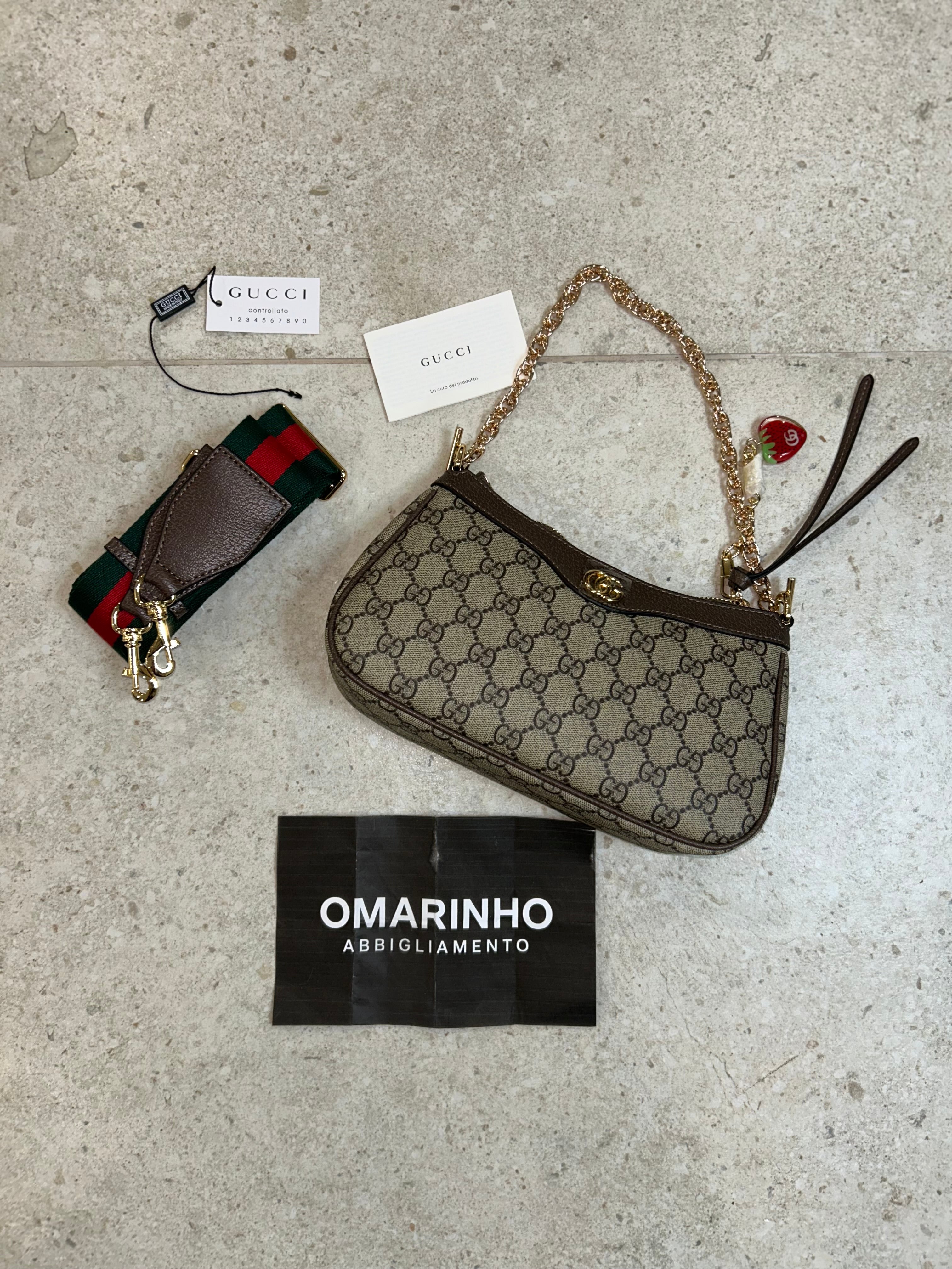 GUCCI – Borsa GG Supreme Ophidia Beige