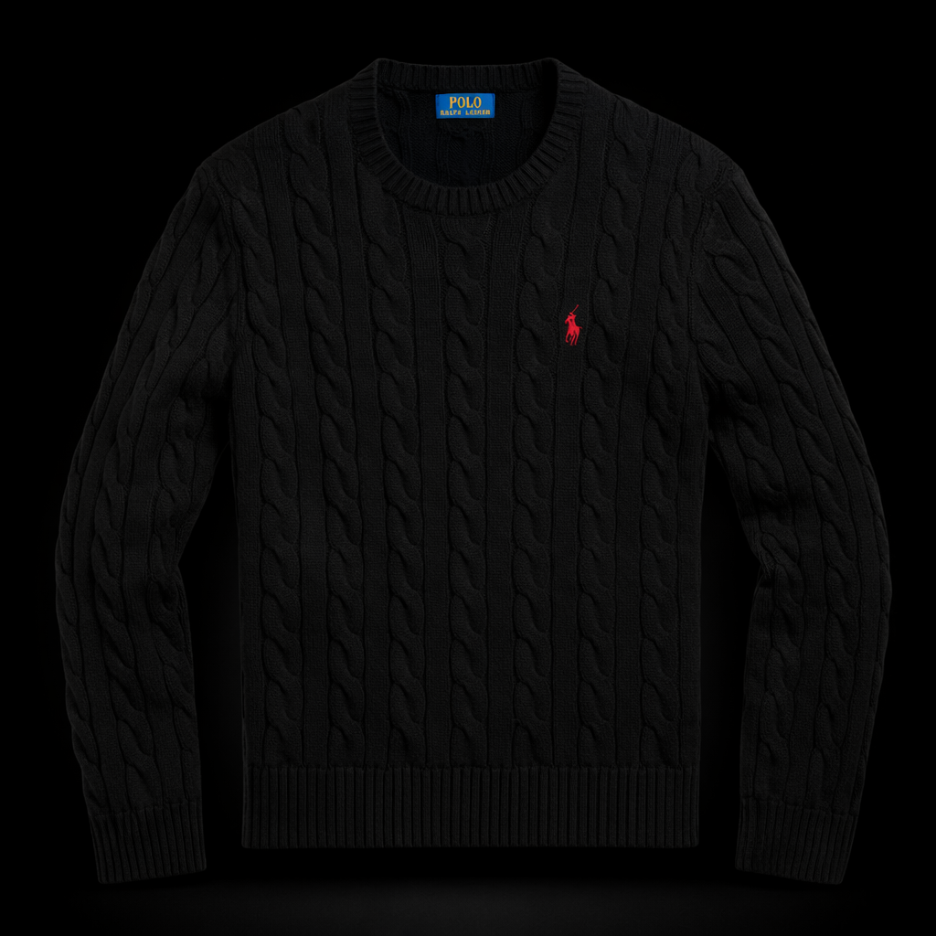 POLO RALPH LAUREN – Maglione Girocollo Nero